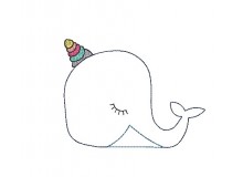 Stickdatei - Narwal Appli